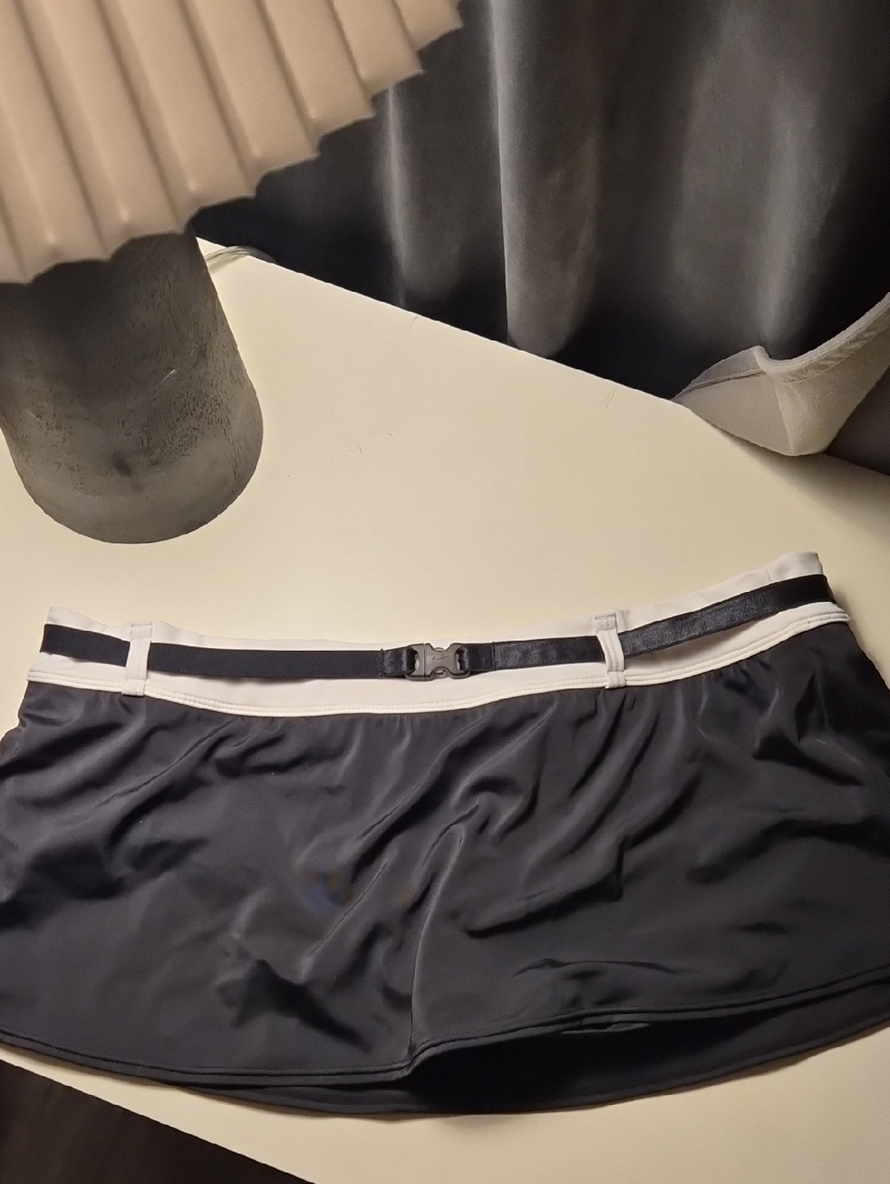 Nike Black & White Swim Skirt